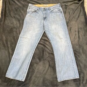 Lee Heritage Men's Premium Collection Relaxed Bootcut Light Wash 36x30 Jeans